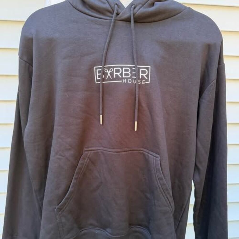 H&M Barber House Unisex Hoodie – Black – Men’s S / Women’s M – BRAND NEW